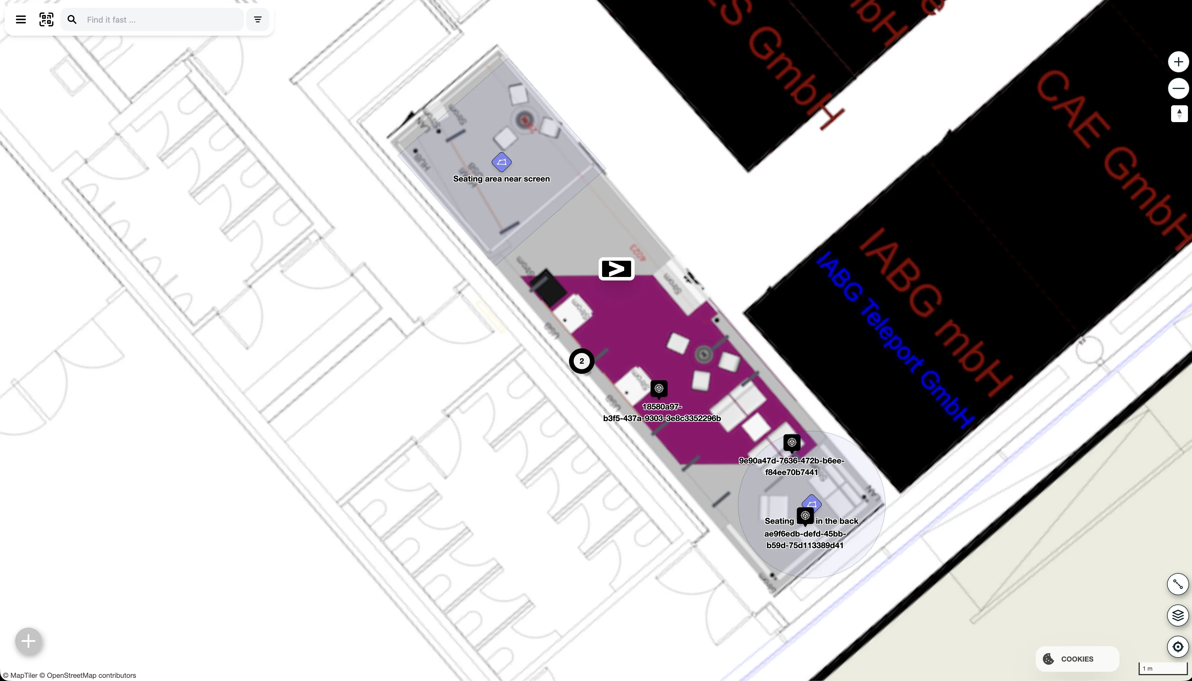 Example of a typical map